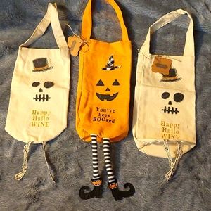 NWT Halloween Wine Bags set of 3